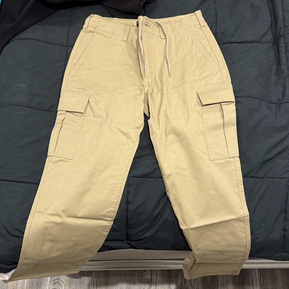Theory Men's Tan Cargo Pants